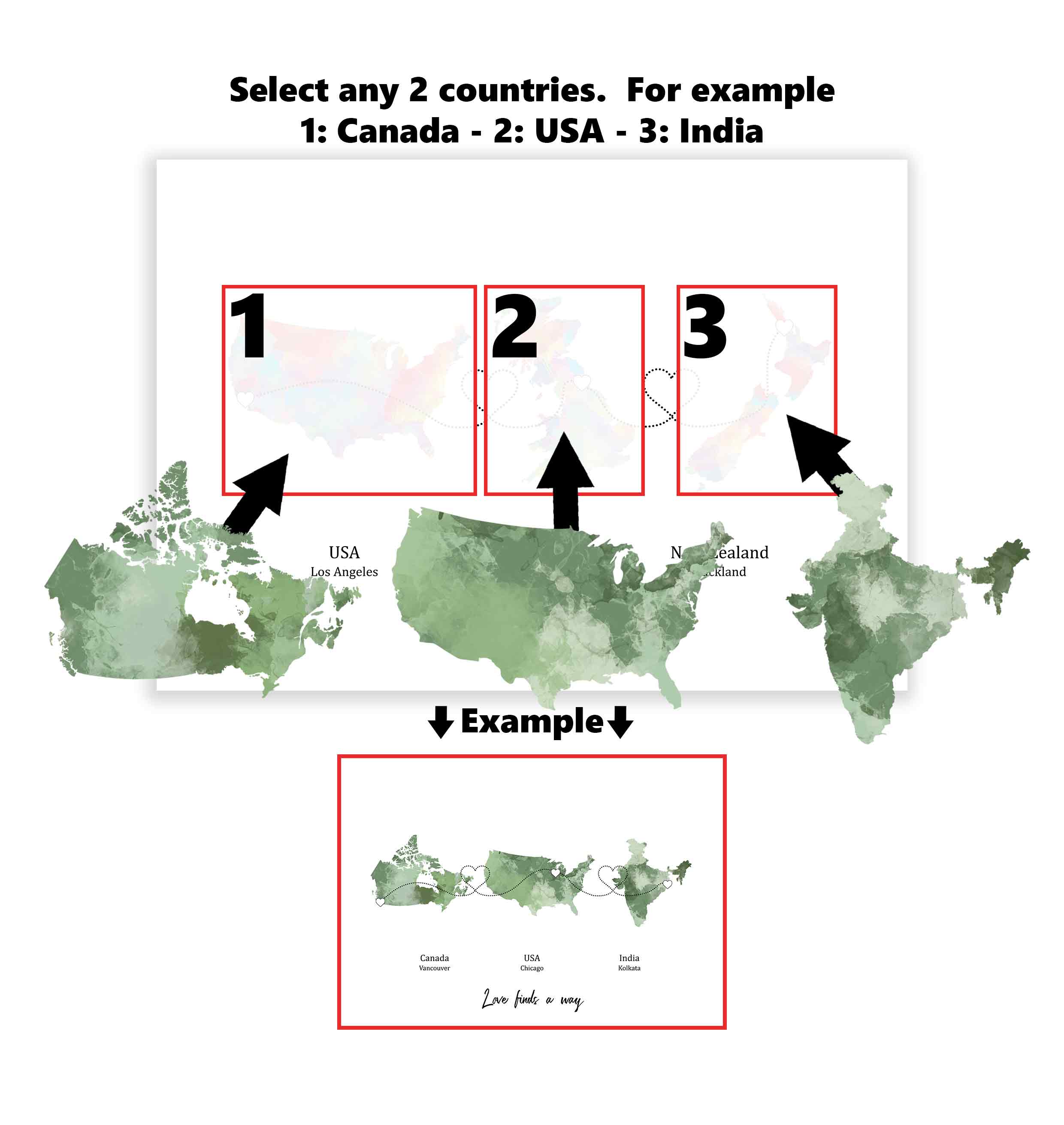 Personalised Three Location Print 2.0 - Custom Line