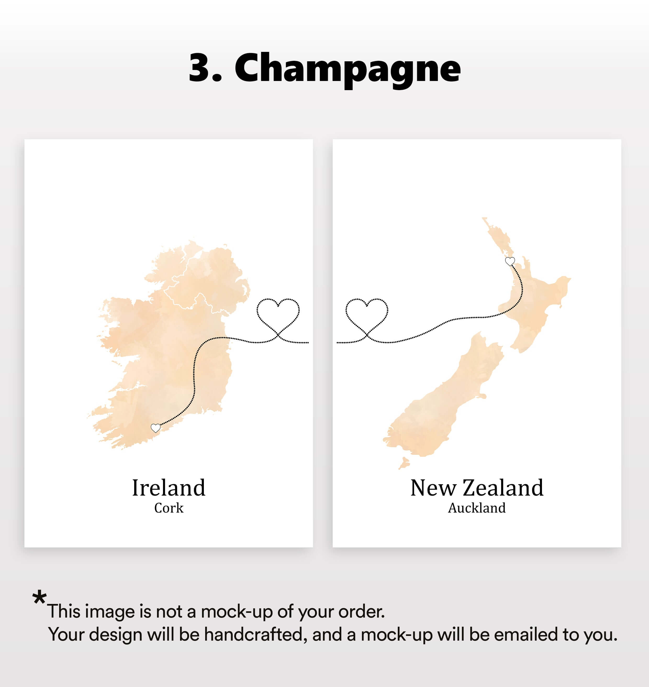 Personalised two location Prints 2.0 - Custom Line (Digital File Only)