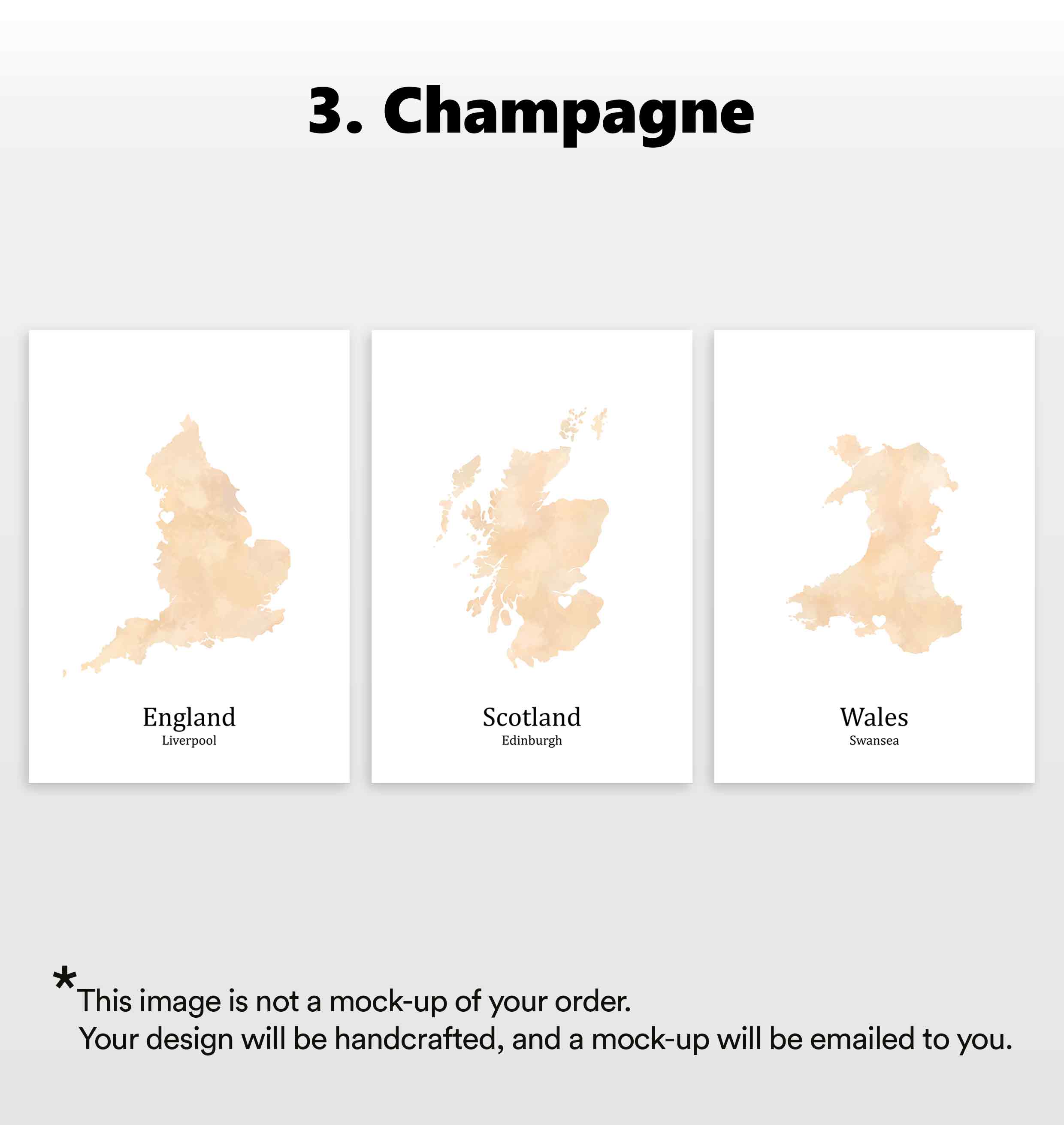 Personalised Three Location Prints 2.0