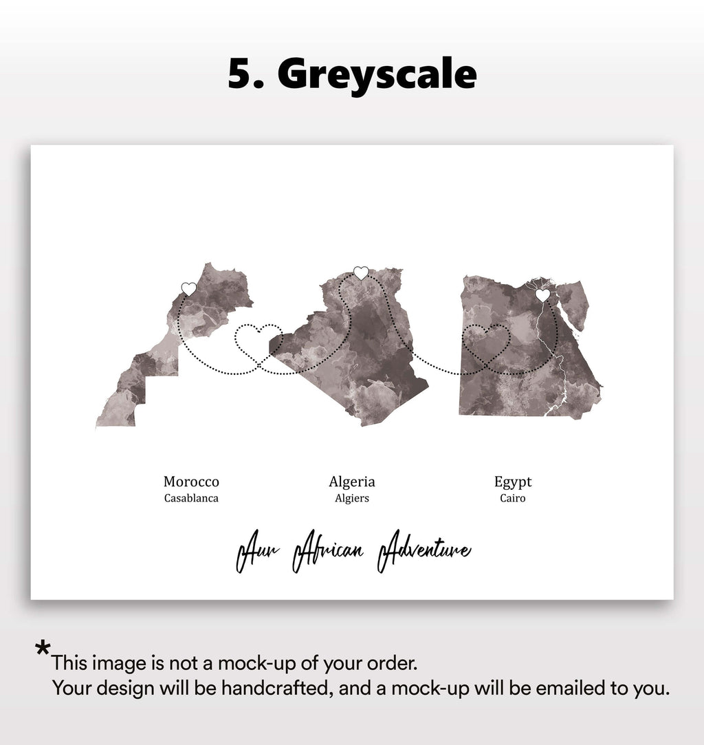 Personalised Three Location Print 2.0 - Custom Line
