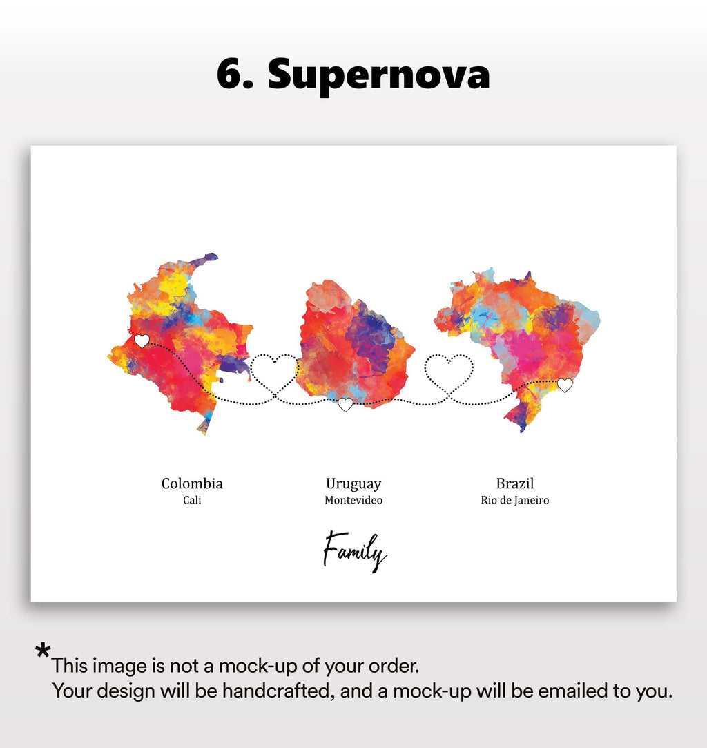 Personalised Three Location Print 2.0 - Custom Line