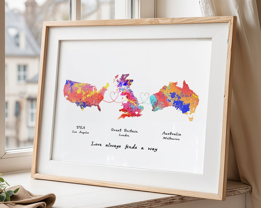 Personalised Three Location Print