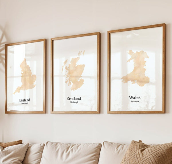 Personalised Three Location Prints 2.0